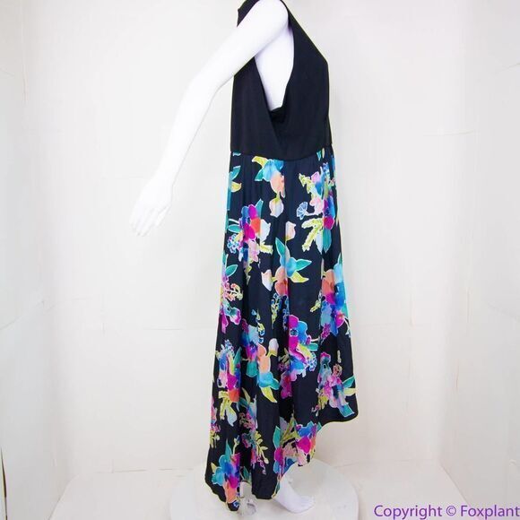 Hutch‎ gwynniebee Rainbow Mist Floral Print Hi-Lo Maxi Dress , 2X - Picture 15 of 16
